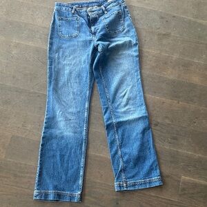 Esprit Classic Blue Jeans with Tan Label
